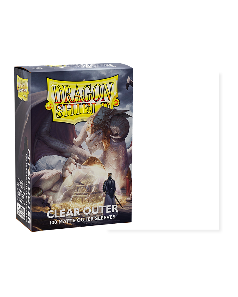 Dragon Shield Outer Sleeves - Clear Matte 100 count