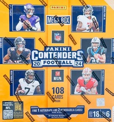 2024 Panini Contenders NFL Football Mega Box
