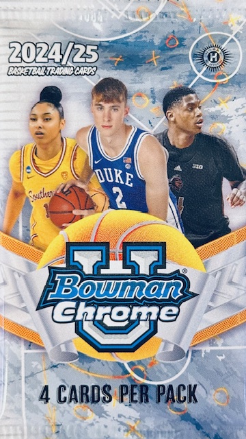 2024-25 Bowman Chrome University Basketball Hobby Pack