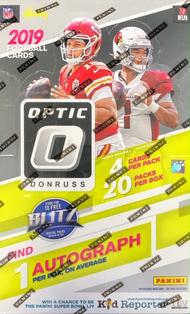 2019 Panini Donruss Optic NFL Football Hobby Box