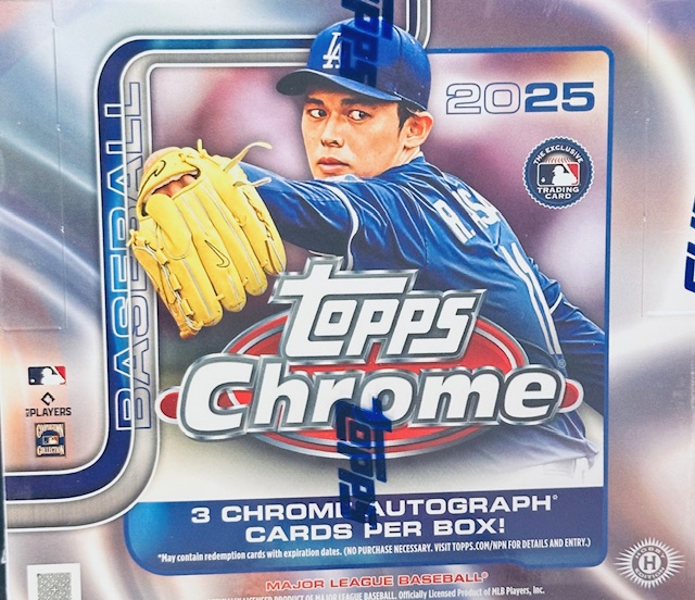 2025 Topps Chrome MLB Baseball Jumbo Box