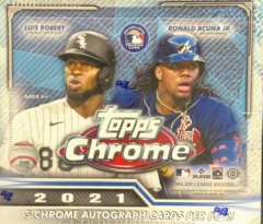 2021 Topps Chrome MLB Baseball Jumbo Box