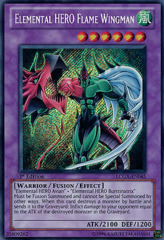 Elemental HERO Flame Wingman - LCGX-EN045 - Secret Rare - 1st Edition