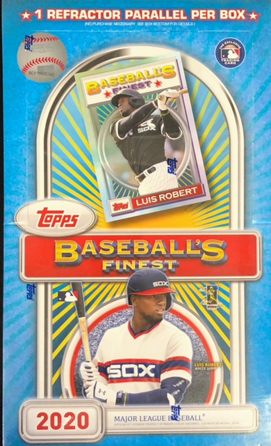 2020 Topps Finest Flashback MLB Baseball Hobby Box