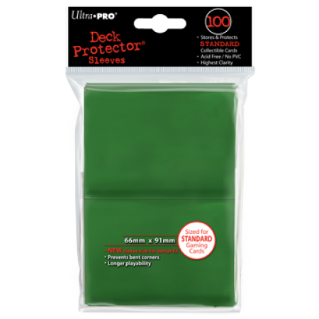 Ultra Pro Deck Protector Green (100 ct)