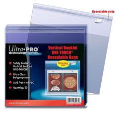 Vertical Booklet One-Touch Resealable Bags (50ct.)