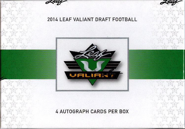 2014 Leaf Valiant Football Hobby Box