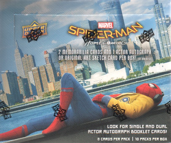 2017 Upper Deck Marvel Spider-Man Homecoming Trading Cards Hobby Box