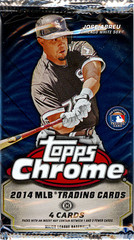 2014 Topps Chrome MLB Baseball Hobby Pack