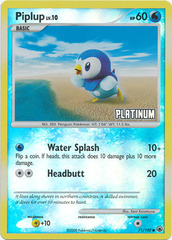 Piplup - 71/100 - Burger King Platinum (Majestic Dawn Reprint) Promo