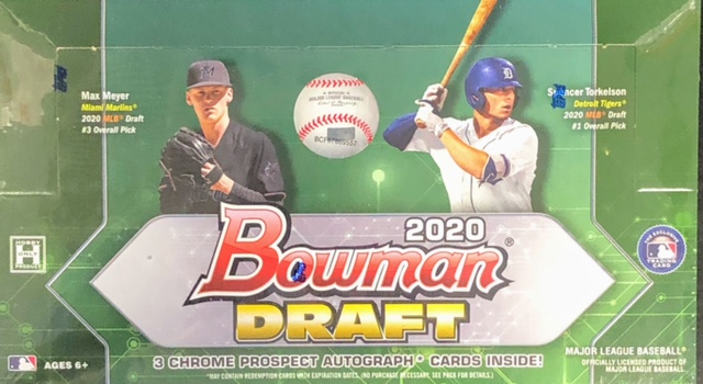 2020 Bowman Draft MLB Baseball Jumbo Box