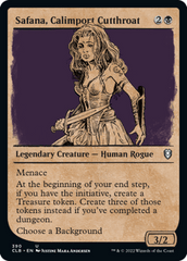 (390) Safana, Calimport Cutthroat - FOIL - SHOWCASE RULEBOOK