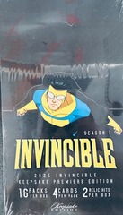 2025 Invincible Keepsake Premiere Edition Season 1 Hobby Box