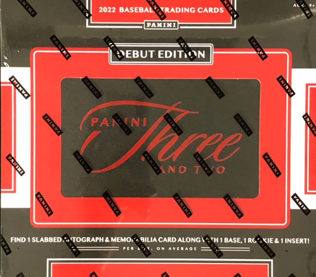 2022 Panini Three and Two Baseball Hobby Box (Debut Edition)