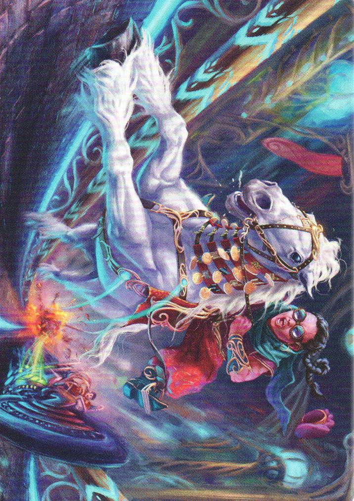 mtg aetherdrift art cards Aetherdrift: Magic The Gathering  CatDirty Art Card 34: Gilded Ghoda