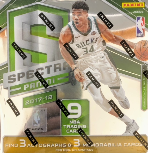 2017-18 Panini Spectra NBA Basketball Hobby Box