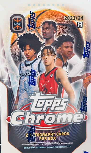 2023-24 Topps Chrome Overtime Elite Basketball Hobby Box