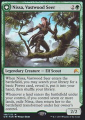 Nissa, Vastwood Seer // Nissa, Sage Animist - Foil - Prerelease Promo