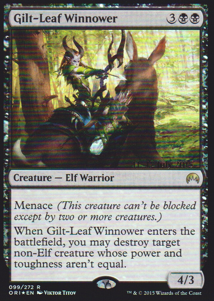 Gilt-Leaf Winnower - Foil - Prerelease Promo