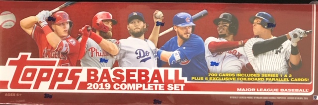 2019 Topps MLB Baseball Factory Sealed Complete Set - Hobby Edition