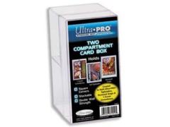 Ultra Pro Plastic 2-compartment Card Box