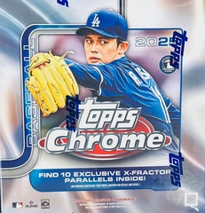 2025 Topps Chrome MLB Baseball Mega Box