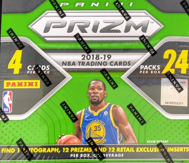 2018-19 Panini Prizm NBA Basketball Retail Box