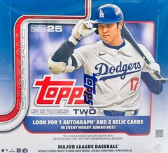 2025 Topps MLB Baseball Series 2 Jumbo Box
