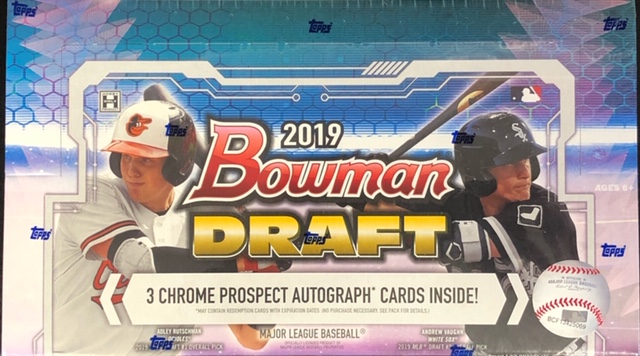 2019 Bowman Draft Baseball Jumbo Box