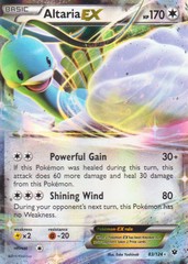 Altaria EX - 83/124 - Holo Rare ex