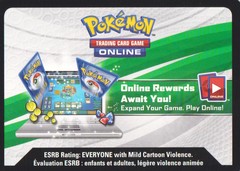 XY Fates Collide: Unused Booster TCGO Online Code Card