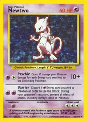 Mewtwo - 10/102 - Holo Rare - Unlimited Edition