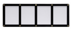 Screwdown Black-Frame 4-card Holder