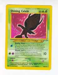 Shining Celebi - 106/105 - Shining Holo Rare - Unlimited Edition