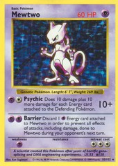 Mewtwo - 10/102 - Holo Rare - Shadowless Edition