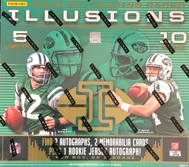 2018 Panini Illusions NFL Football Hobby Box