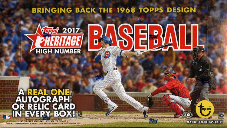 2017 Topps Heritage High Number MLB Baseball Hobby Box