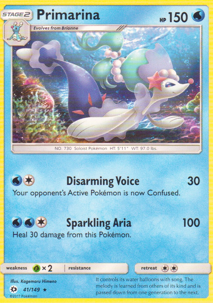 Primarina - 41/149 - Rare