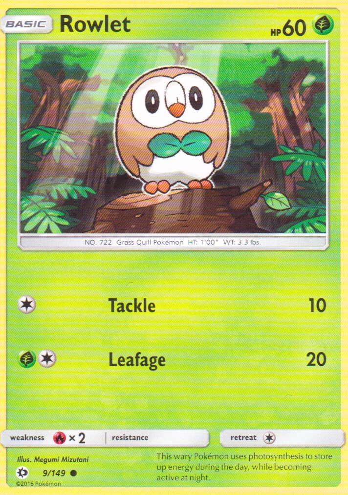 Rowlet - 9/149 - Common