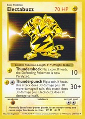 Electabuzz - 20/102 - Rare - Shadowless Edition