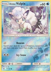 Alolan Vulpix - 21/145 - Common - Reverse Holo