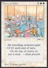 Army of Allah (V1: DARK COLORLESS MANA SYMBOL)