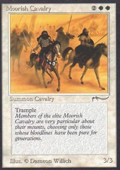 Moorish Cavalry (V1: DARK COLORLESS MANA SYMBOL)