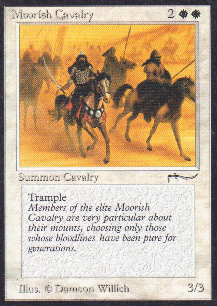 Moorish Cavalry (V2: LIGHT GRAY COLORLESS MANA SYMBOL)