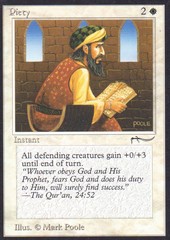 Piety (V2: LIGHT GRAY COLORLESS MANA SYMBOL)