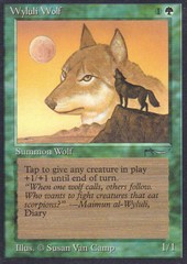 Wyluli Wolf (V1: DARK COLORLESS MANA SYMBOL)