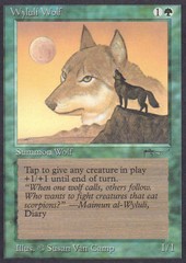 Wyluli Wolf (V2: LIGHT GRAY COLORLESS MANA SYMBOL)