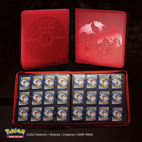 Ultra Pro 12-Pocket Zippered Pro-Binder Elite Series - Charizard for Pokemon