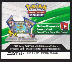 Crimson Invasion - Unused Booster Pack TCGO Code Card