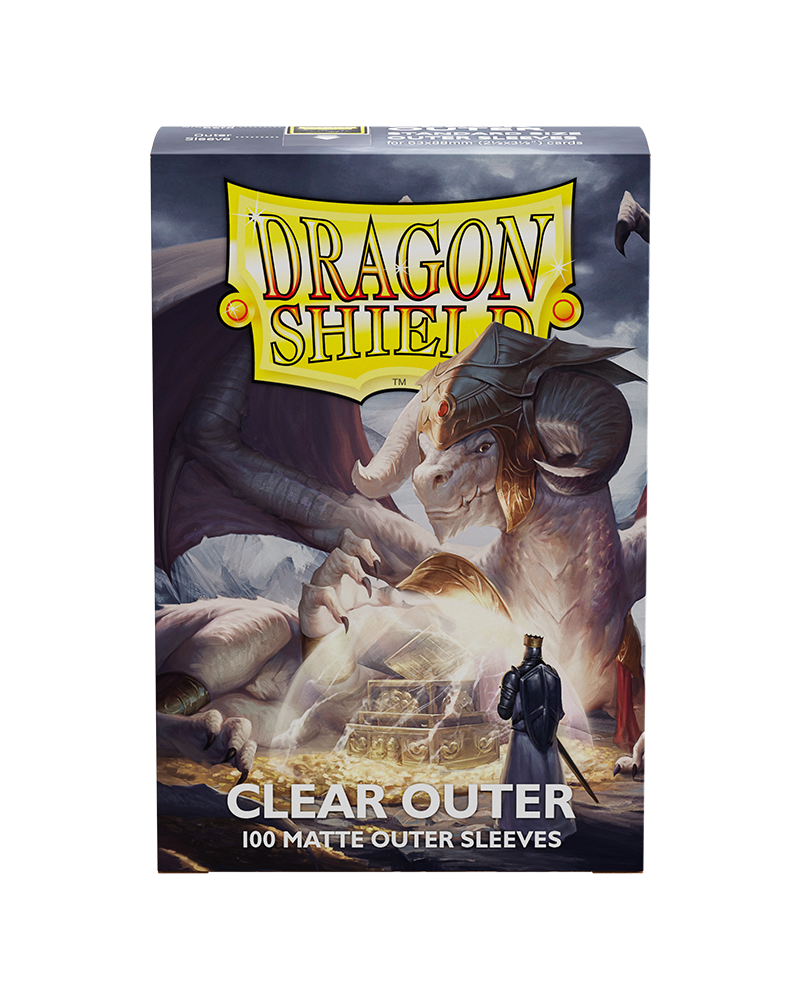 Dragon Shield Outer Sleeves - Clear Matte 100 count